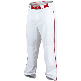 ローリングス メンズ ランニング スポーツ Rawlings Men's Premium Plated Piped Baseball Pants White/Red