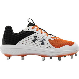 アンダーアーマー メンズ 野球 スポーツ Under Armour Men's Yard Metal Baseball Cleats Black/Orange