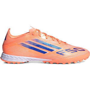 adidas �A�f�B�_�X �����Y �X�j�[�J�[ �yadidas F50 Pro TF Coral Blaze Pack�z �T�C�Y US_12(30.0cm) Beam Orange/Lucid Blue/Cloud White