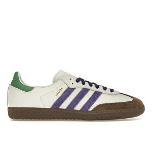 adidas �A�f�B�_�X ���f�B�[�X �X�j�[�J�[ �yadidas Samba OG Off White Core Purple Green Brown (Women's)�z �T�C�Y US_W_10 Off White/Core Purple/Prologue Green