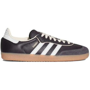 adidas �A�f�B�_�X ���f�B�[�X �X�j�[�J�[ �yadidas Samba OG Aura Black Cream White (Women's)�z �T�C�Y US_W_11.5 Aura Black/Cream White/Gold Metallic