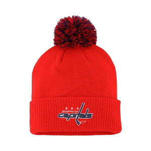 �A�f�B�_�X �����Y �X�q �A�N�Z�T���[ Men's Red Washington Capitals COLD.RDY Cuffed Knit Hat with Pom Red