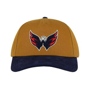 �A�����J���j�[�h�� �����Y �X�q �A�N�Z�T���[ Men's Tan/Navy Washington Capitals Burnett Adjustable Hat Tan, Navy