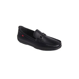 �}�[�N�W���Z�t�j���[���[�N �����Y �X���b�|���E���[�t�@�[ �V���[�Y Men's Elliot Road Hands-Free Slip On Technology Buckle Loafers Black grainy leather