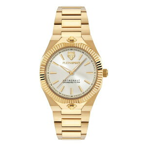 �v���C���X�|�[�c ���f�B�[�X �r���v �A�N�Z�T���[ Women's Metronaut Three Hand Quartz Ion Plated Yellow Gold Bracelet Watch, 36mm Gold