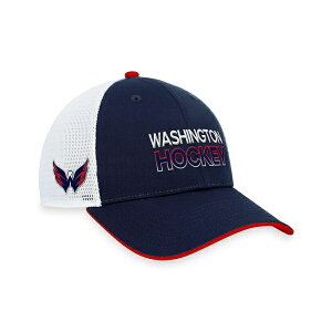 �t�@�i�e�B�N�X �����Y �X�q �A�N�Z�T���[ Men's Navy Washington Capitals Authentic Pro Rink Trucker Adjustable Hat Navy