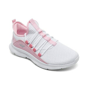 NGCeBuNG[V fB[X Xj[J[ V[Y Women's Corinth Running Sneakers from Finish Line White, Pink