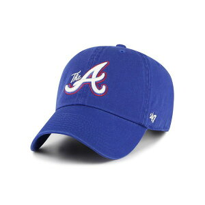 47�u�����h �����Y �X�q �A�N�Z�T���[ Men's Royal Atlanta Braves 2023 City Connect Clean Up Adjustable Hat Royal