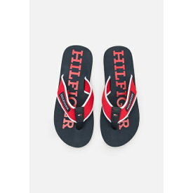 トミー ヒルフィガー メンズ サンダル シューズ PATCH BEACH - T-bar sandals - primary red