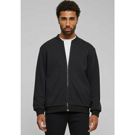 アーバン クラシックス メンズ ジャケット＆ブルゾン アウター COZY COLLEGE - Zip-up sweatshirt - black