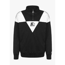 スターター メンズ パーカー・スウェットシャツ アウター TRIANGLE TROYER - Sweatshirt - black/white