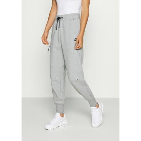 ナイキ レディース カジュアルパンツ ボトムス W NSW TCH FLC PANT - Tracksuit bottoms - grey heather/black