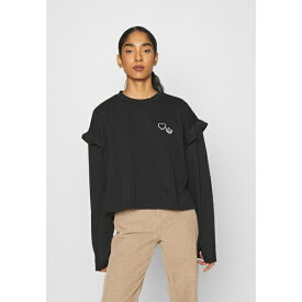 アディダスオリジナルス レディース Tシャツ トップス CREW NECK - Long sleeved top - black