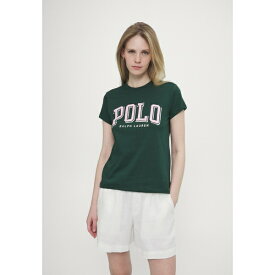 ラルフローレン レディース Tシャツ トップス SHORT SLEEVE - Print T-shirt - college green