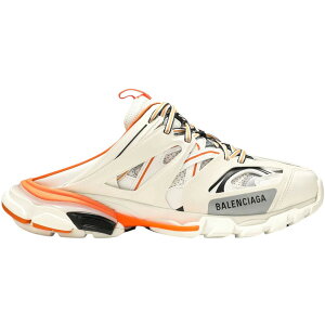 Balenciaga �o�����V�A�K �����Y �X�j�[�J�[ �yBalenciaga Track Mule Runners White Orange�z �T�C�Y EU_41(26.0cm) White/Orange