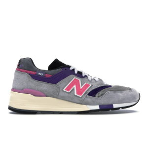 New Balance �j���[�o�����X �����Y �X�j�[�J�[ �yNew Balance 997 OG Kith United Arrows & Sons�z �T�C�Y US_7(25.0cm) Grey/Black/Purple/Pink/Cream