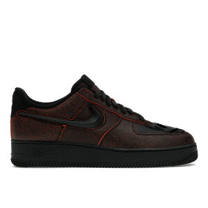 Nike �i�C�L �����Y �X�j�[�J�[ �yNike Air Force 1 Low Retro QS Halloween Skull�z �T�C�Y US_M_3.5 Black/Black/Crimson