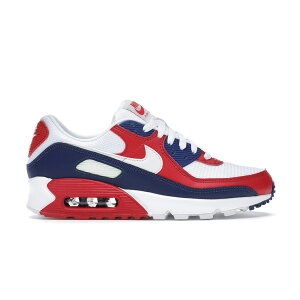 Nike �i�C�L �����Y �X�j�[�J�[ �yNike Air Max 90 USA (2020)�z �T�C�Y US_8.5(26.5cm) White/Red-Royal