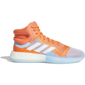 adidas �A�f�B�_�X �����Y �X�j�[�J�[ �yadidas Marquee Boost Hi-Res Coral Blue�z �T�C�Y US_11.5(29.5cm) Hi-Res Coral/Cloud White/Glow Blue