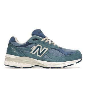 New Balance �j���[�o�����X �����Y �X�j�[�J�[ �yNew Balance 990v3 MiUSA Levi's Denim�z �T�C�Y US_7(25.0cm) Mallard Blue/Dark Blue