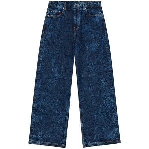 �K�j�[ ���f�B�[�X �f�j���p���c �{�g���X Marri crinkled-effect jeans Blue