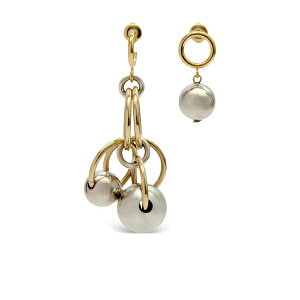 �C�U�x�� �}���� ���f�B�[�X �s�A�X���C�������O �A�N�Z�T���[ elina asymmetric earrings Gold