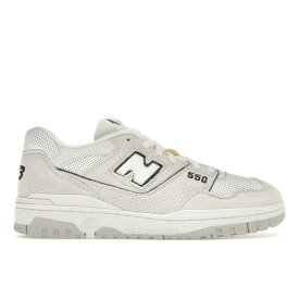 New Balance ニューバランス メンズ スニーカー 【New Balance 550】 サイズ US_6.5(24.5cm) White Perforated Leather Black