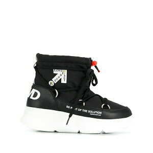 �G�t_�_�u�����f�B�[ ���f�B�[�X �u�[�c �V���[�Y Logo snow boots Black