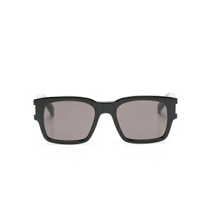 �T�����[���� �A�C�E�F�A �����Y �T���O���X�E�A�C�E�F�A �A�N�Z�T���[ Logo-engraved square-frame sunglasses Black
