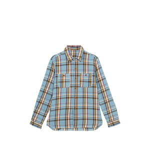 �t�H���e�� �����Y �V���c �g�b�v�X Work checked pocket shirt Blue