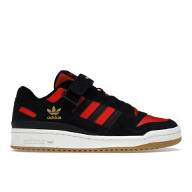 adidas アディダス メンズ スニーカー 【adidas Forum Low】 サイズ US_10.5(28.5cm) Core Black Core Black Vivid Red