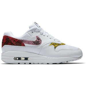 Nike �i�C�L ���f�B�[�X �X�j�[�J�[ �yNike Air Max 1 Animal Pack White (Women's)�z �T�C�Y US_W_12 White/Electro Green-Opti Yellow-Psychic Pink
