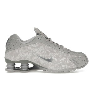 Nike �i�C�L ���f�B�[�X �X�j�[�J�[ �yNike Shox R4 Flat Pewter Floral (Women's)�z �T�C�Y US_7(24.0cm) College Grey/Flat Pewter