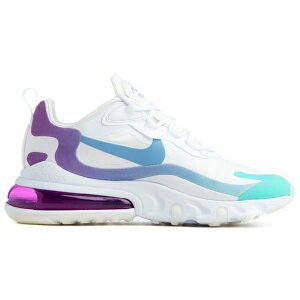 Nike �i�C�L ���f�B�[�X �X�j�[�J�[ �yNike Air Max 270 React Gradient Shift (Women's)�z �T�C�Y US_7(24.0cm) White/Blue-Purple