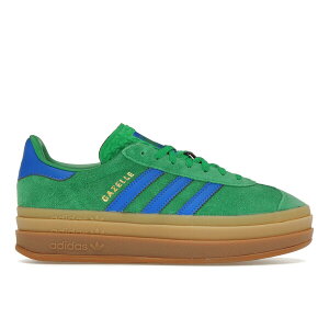 adidas �A�f�B�_�X ���f�B�[�X �X�j�[�J�[ �yadidas Gazelle Bold Green Blue Gum (Women's)�z �T�C�Y US_9.5(26.5cm) Green/Supplier Colour/Green