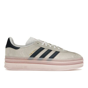 adidas �A�f�B�_�X ���f�B�[�X �X�j�[�J�[ �yadidas Gazelle Bold Clear Pink Night Indigo (Women's)�z �T�C�Y US_W_10 Footwear White/Clear Pink/Night Indigo