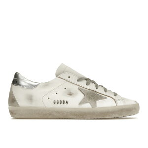 Golden Goose �S�[���f���O�[�X ���f�B�[�X �X�j�[�J�[ �yGolden Goose Super-Star White Silver (Women's)�z �T�C�Y US_5(22.0cm) White/Ice/Silver