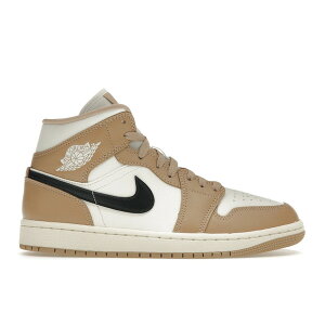 Jordan �W���[�_�� ���f�B�[�X �X�j�[�J�[ �yJordan 1 Mid SE Desert Sail (Women's)�z �T�C�Y US_5(22.0cm) Sail/Desert/Black