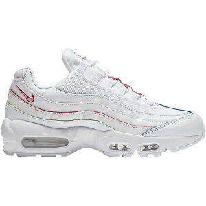 Nike iCL fB[X Xj[J[ yNike Air Max 95 Triple White (Rainbow Borders) (Women's)z TCY US_6(23.0cm) White/White-White