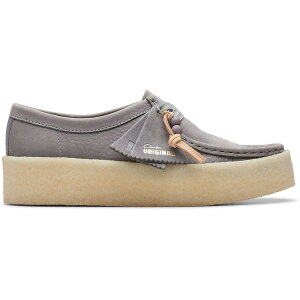 Clarks N[NX fB[X Xj[J[ yClarks Originals Wallabee Cup Steel Grey Nubuck (Women's)z TCY US_W_10 Steel Grey