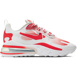 Nike �i�C�L ���f�B�[�X �X�j�[�J�[ �yNike Air Max 270 React SE Bubble Wrap (Women's)�z �T�C�Y US_9(26.0cm) White/Track Red-Barely Rose