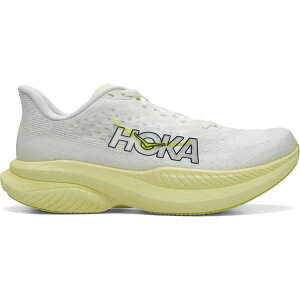 Hoka One One �z�J�I�l�I�l ���f�B�[�X �X�j�[�J�[ �yHoka One One Mach 6 White Neon Hoka Citrus (Women's)�z �T�C�Y US_8(25.0cm) White/Neon Hoka Citrus