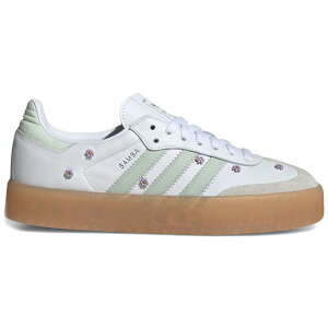 adidas AfB_X fB[X Xj[J[ yadidas Sambae Floral White Linen Green Gum (Women's)z TCY US_5.5(22.5cm) Cloud White/Linen Green/Gum