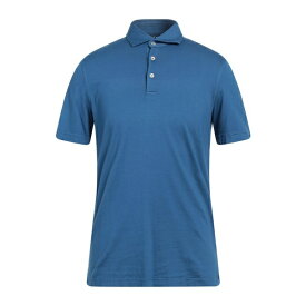 【送料無料】 フェデーリ メンズ ポロシャツ トップス Polo shirts Slate blue