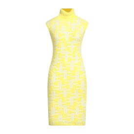 【送料無料】 フラコミーナ レディース ワンピース トップス Mini dresses Yellow