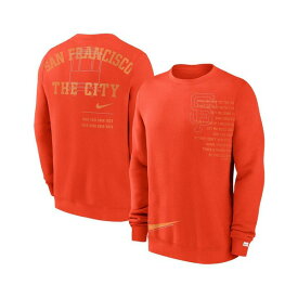 ナイキ レディース パーカー・スウェットシャツ アウター Men's Orange San Francisco Giants Statement Ball Game Fleece Pullover Sweatshirt Orange