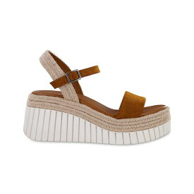 ミア レディース サンダル シューズ Women's Zalia Wedge Sandals Cognac