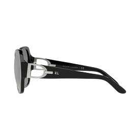 ラルフローレン レディース サングラス＆アイウェア アクセサリー Women's Sunglasses, RL8202B 57 Shiny Black