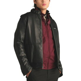 メンバーズオンリー メンズ ジャケット＆ブルゾン アウター Men's Iconic Leather Jacket Black