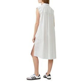 フレンチコネクション レディース ワンピース トップス Women's Rhodes Cotton Poplin Swing Dress White/Cashmere Blue